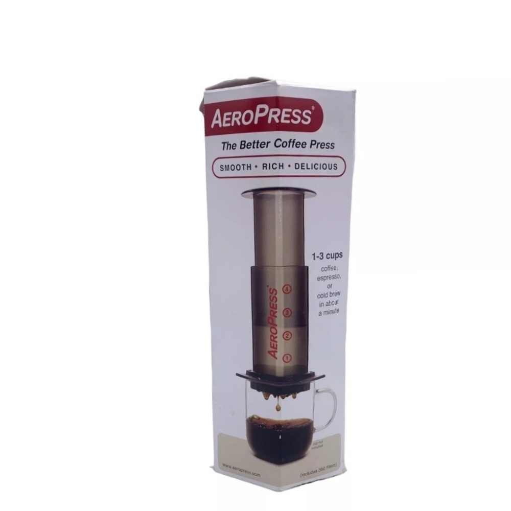 Aerobie AeroPress 1-3 Cup Coffee & Espresso Maker Travel